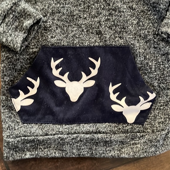 Infant Boys Reindeer Hooded Top - Picture 2 of 3